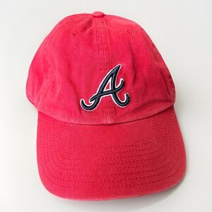 Red Atlanta Braves Adjustable Hat Cap '47 MLB Baseball Large